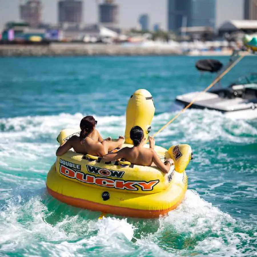 Water sports in Dubai — out on the water